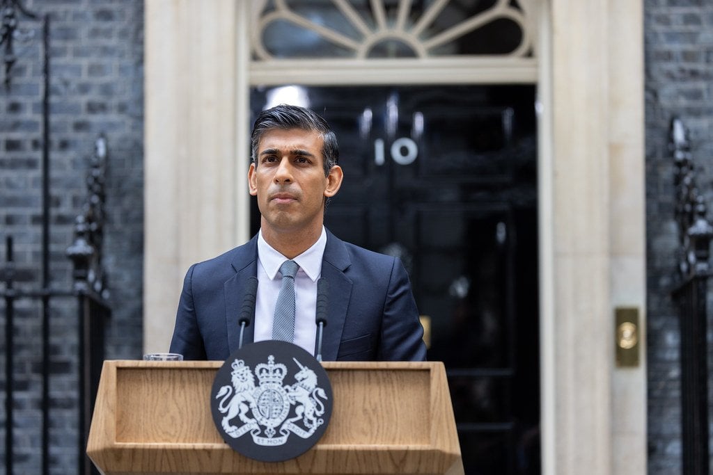 Prime Minister Rishi Sunak in Downing Street